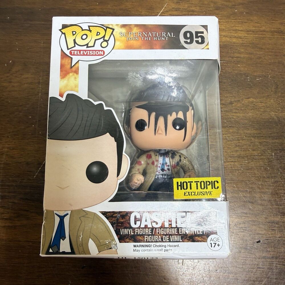 Funko Pop! Vinyl Castiel Supernatural 95 Hot Topic Exclusive Television Figure